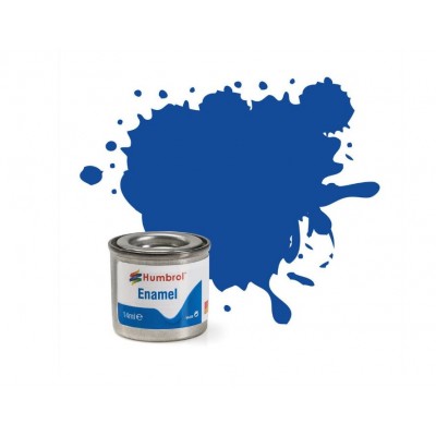 222 MOONLIGHT BLUE METALLIC - 14ml Enamel Paint - HUMBROL